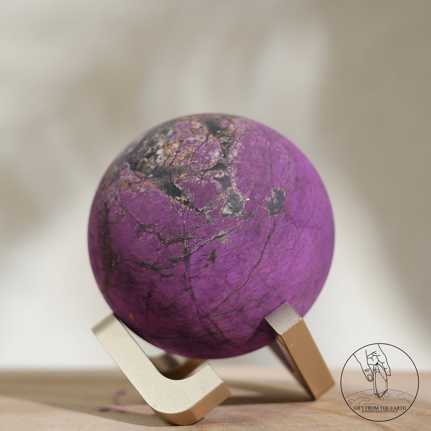 納米比亞紫磷鐵錳礦球