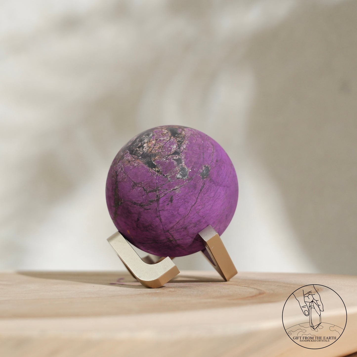 納米比亞紫磷鐵錳礦球