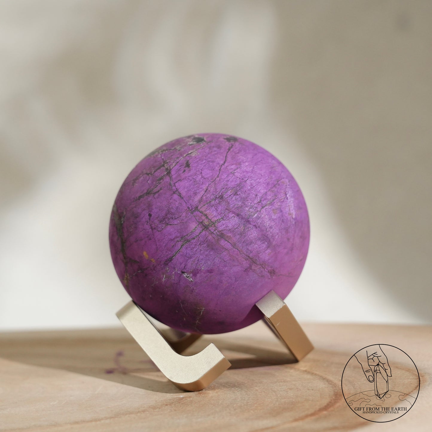 納米比亞紫磷鐵錳礦球