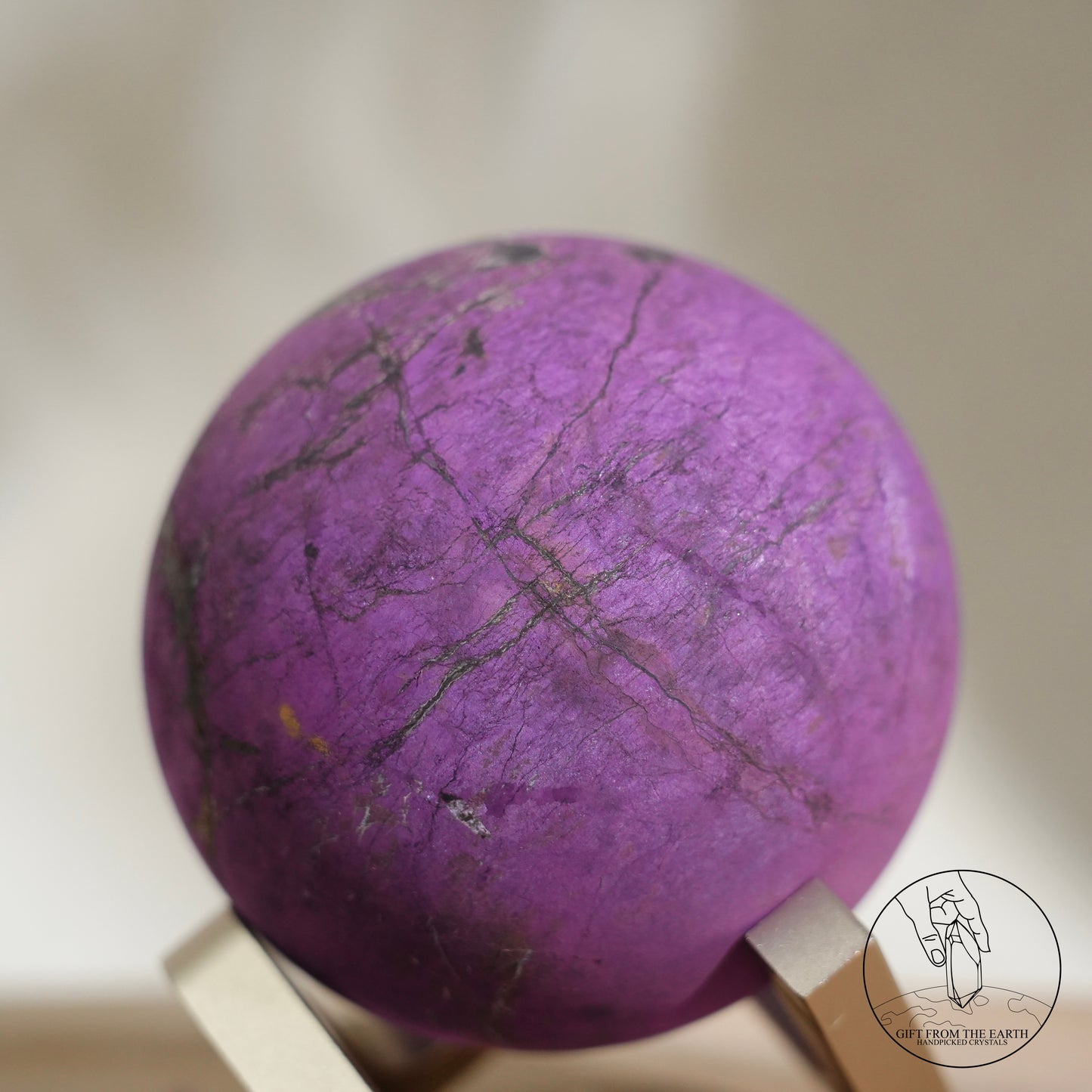 納米比亞紫磷鐵錳礦球