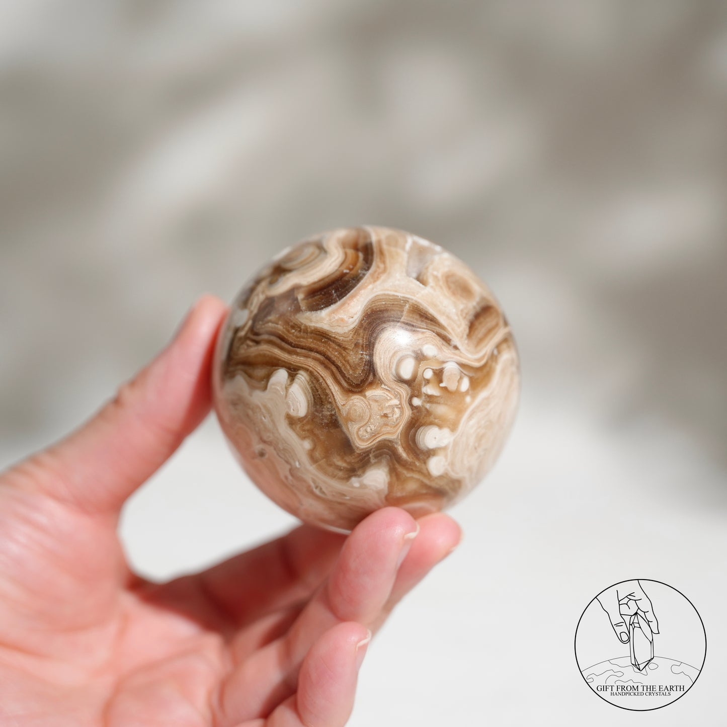 朱古力方解石球