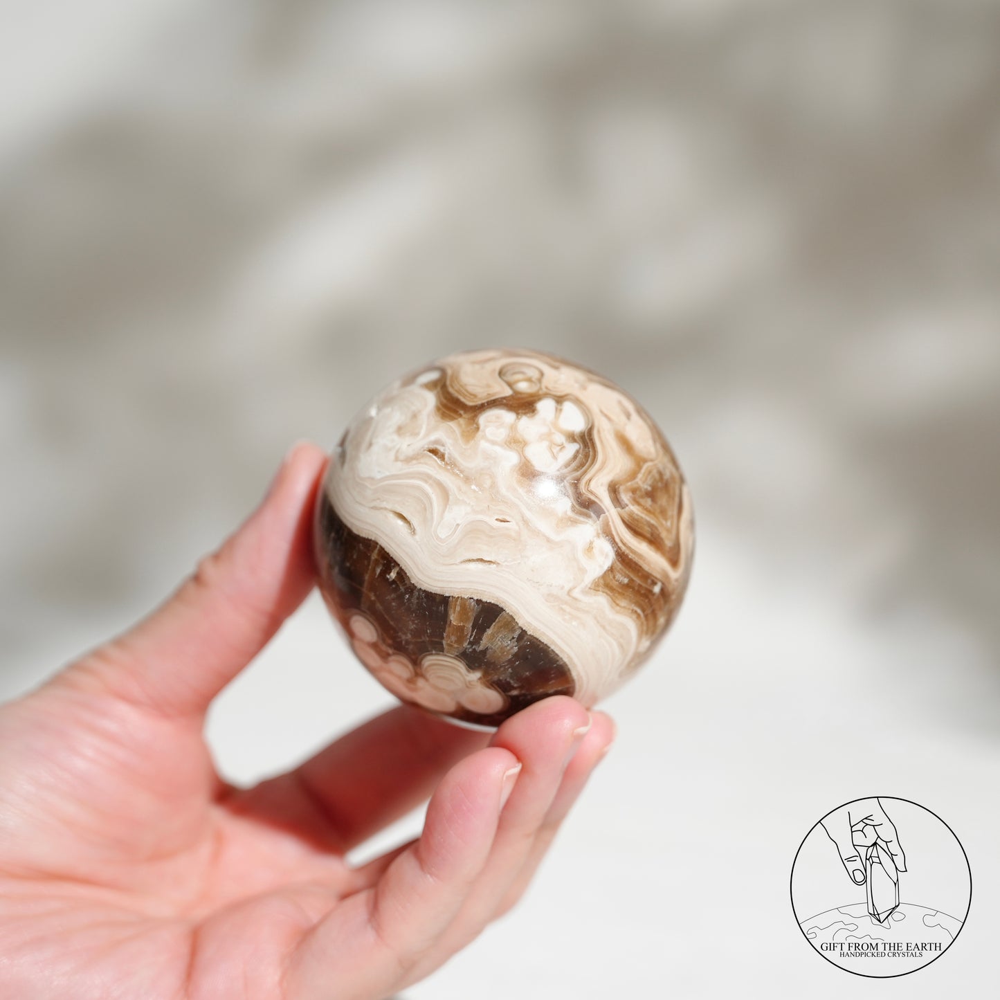 朱古力方解石球