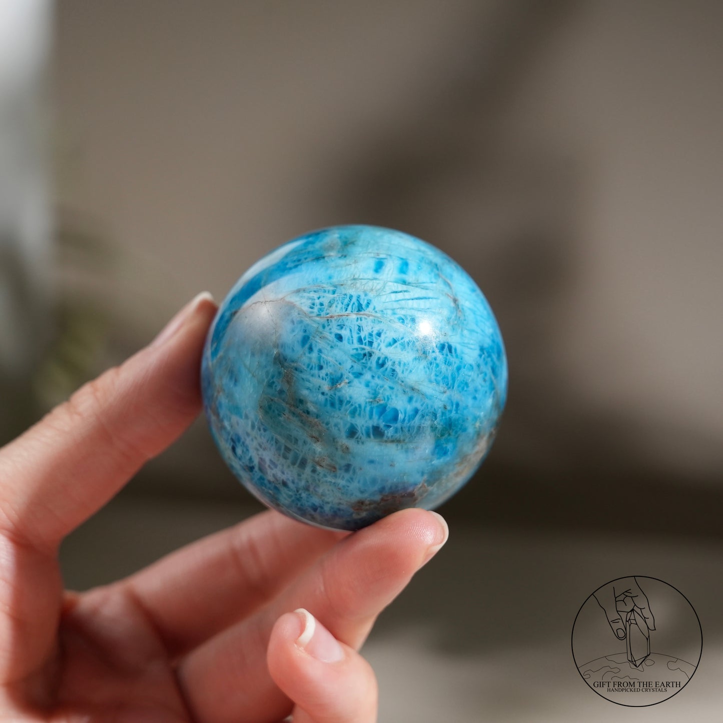 Blue Purpurite sphere