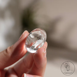 彩虹白水晶心