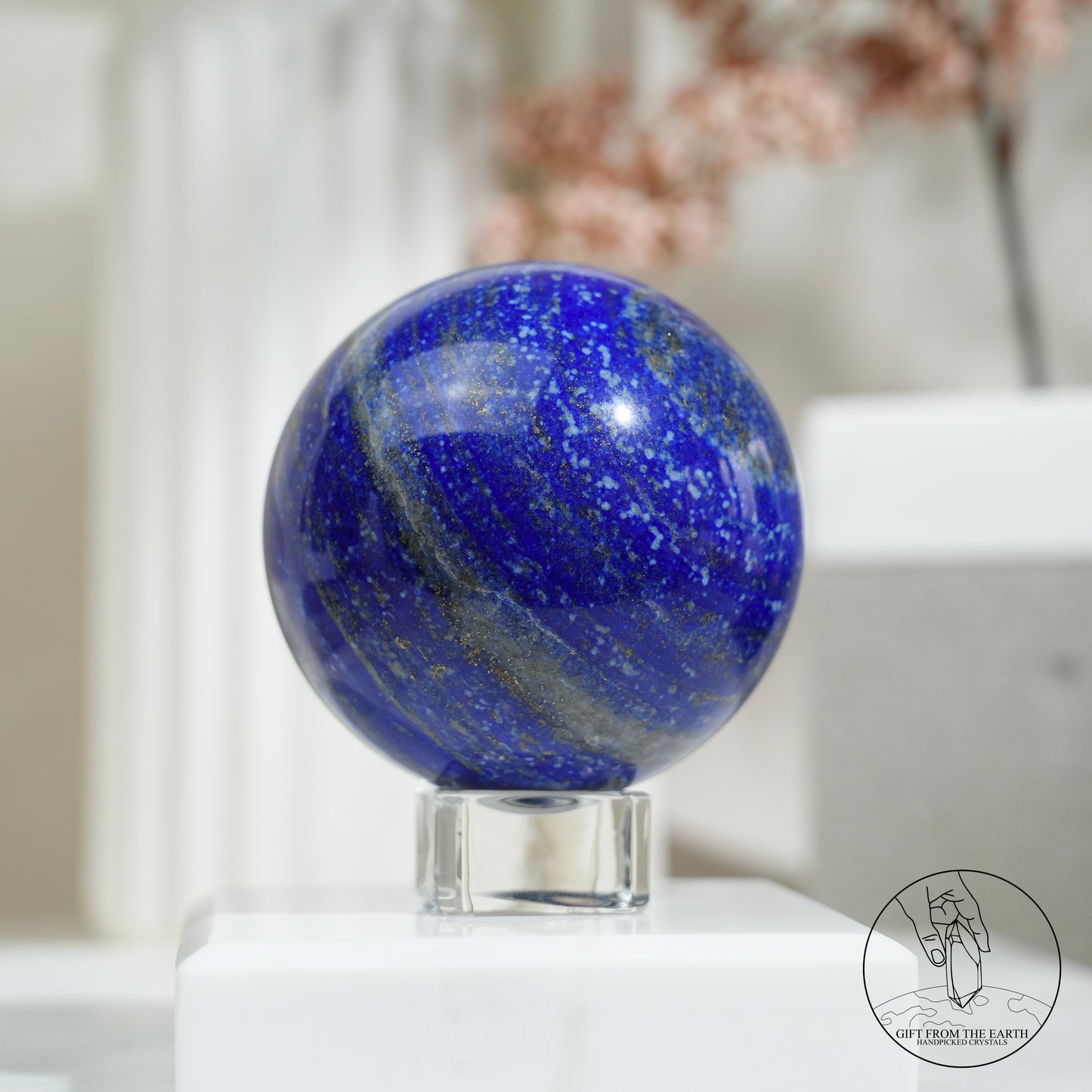 Lapis lazuli sphere