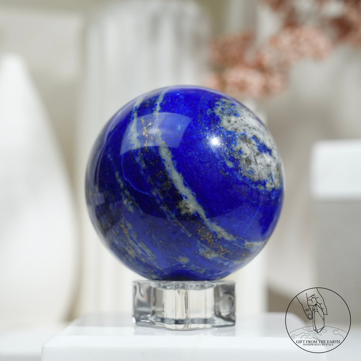 Lapis lazuli sphere