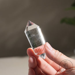 藍針沃格爾白水晶 (24面)