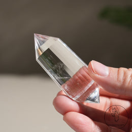 藍針沃格爾白水晶 (24面)