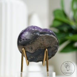 Heart Shape Amethyst Cluster