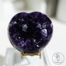 Heart Shape Amethyst Cluster