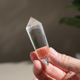 藍針沃格爾白水晶 (24面)