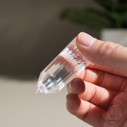 藍針沃格爾白水晶 (24面)