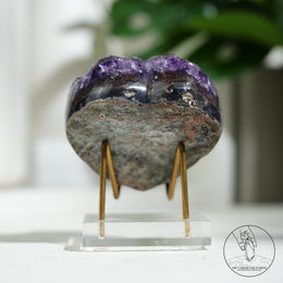 心形紫水晶簇