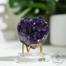 Heart Shape Amethyst Cluster