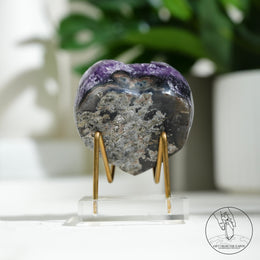 Heart Shape Amethyst Cluster