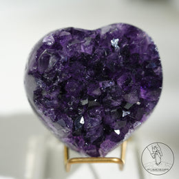 Heart Shape Amethyst Cluster