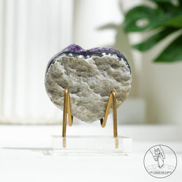 Heart Shape Amethyst Cluster