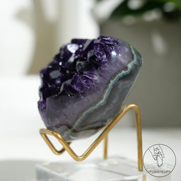 Heart Shape Amethyst Cluster