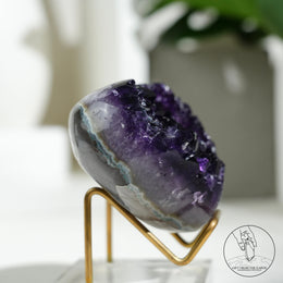 Heart Shape Amethyst Cluster