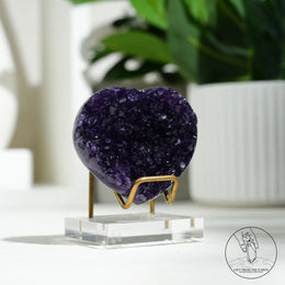 Heart Shape Amethyst Cluster
