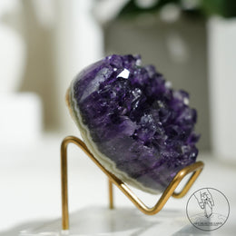 Heart Shape Amethyst Cluster
