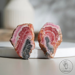 阿根廷紅紋石片 (pair)