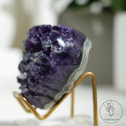 Heart Shape Amethyst Cluster