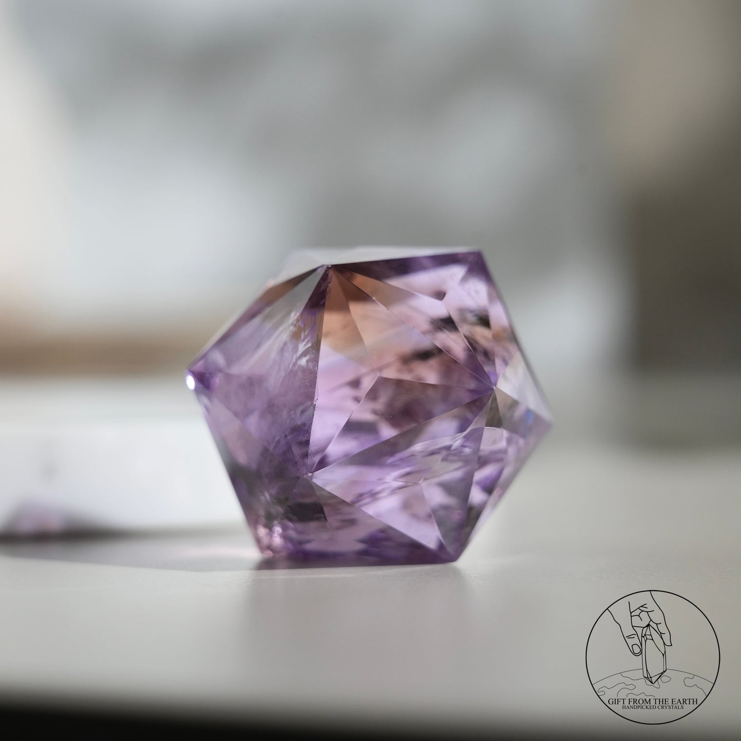 60-faceted amethyst