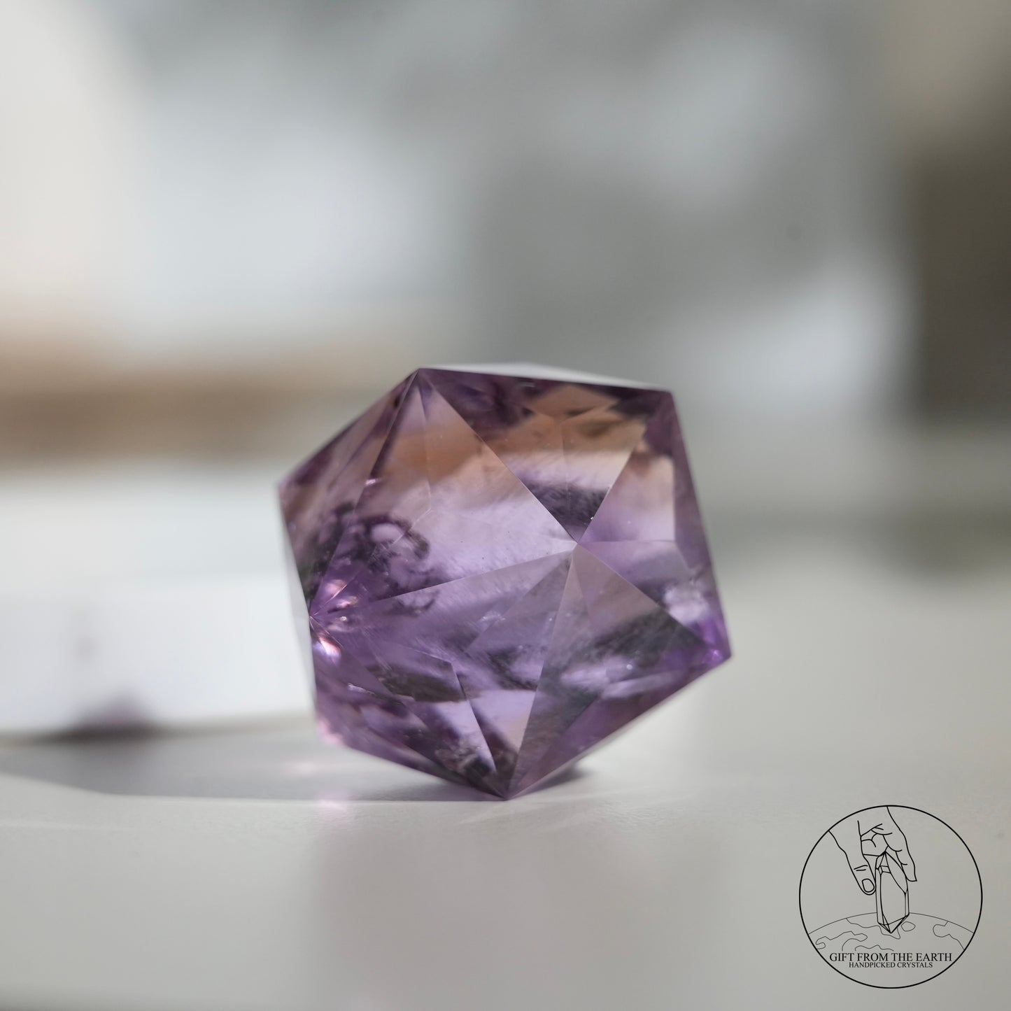 60-faceted amethyst