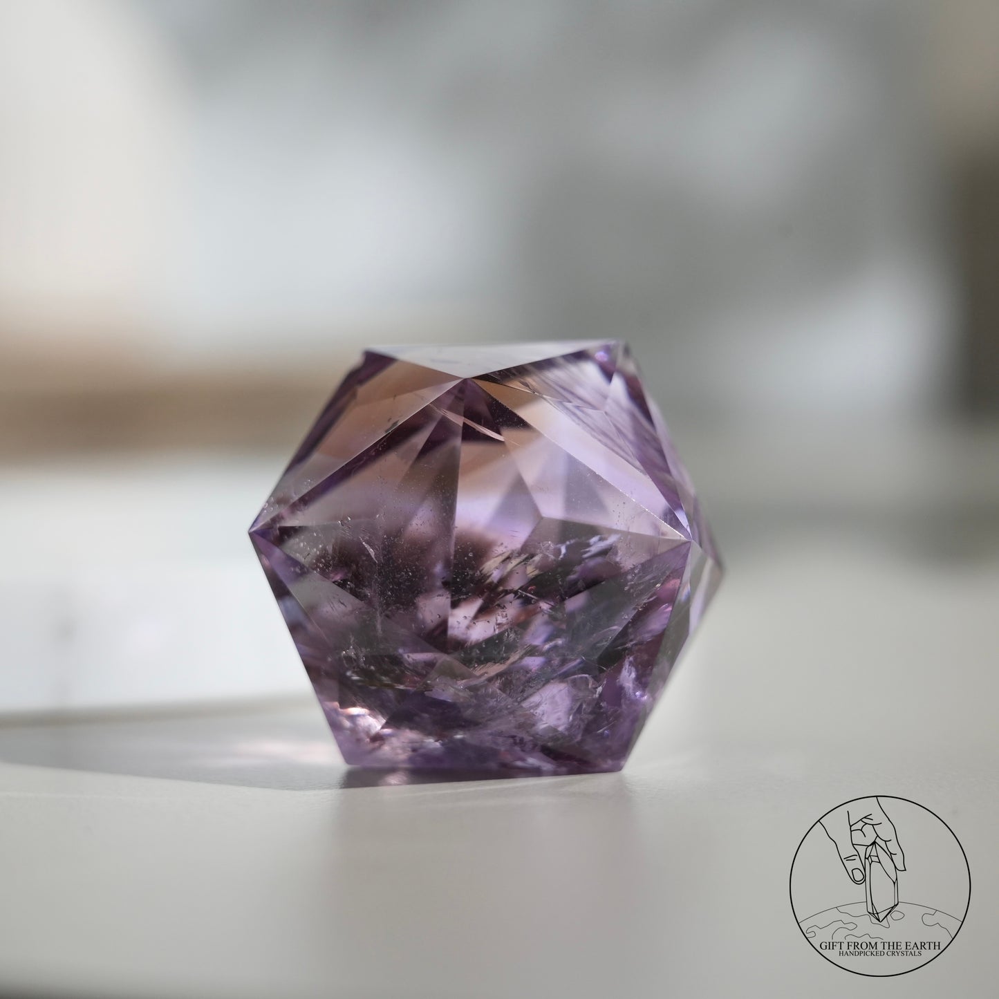 60-faceted amethyst