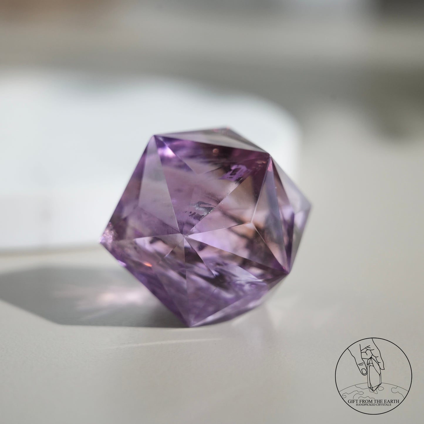 60-faceted amethyst