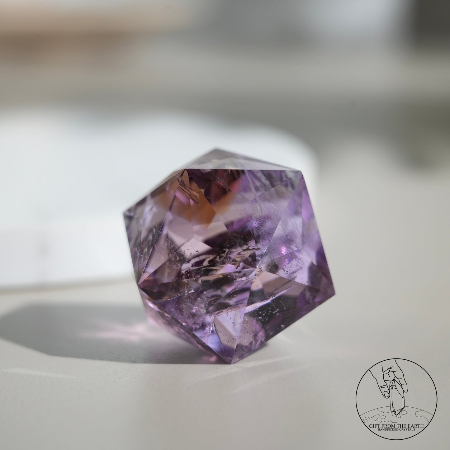 60-faceted amethyst