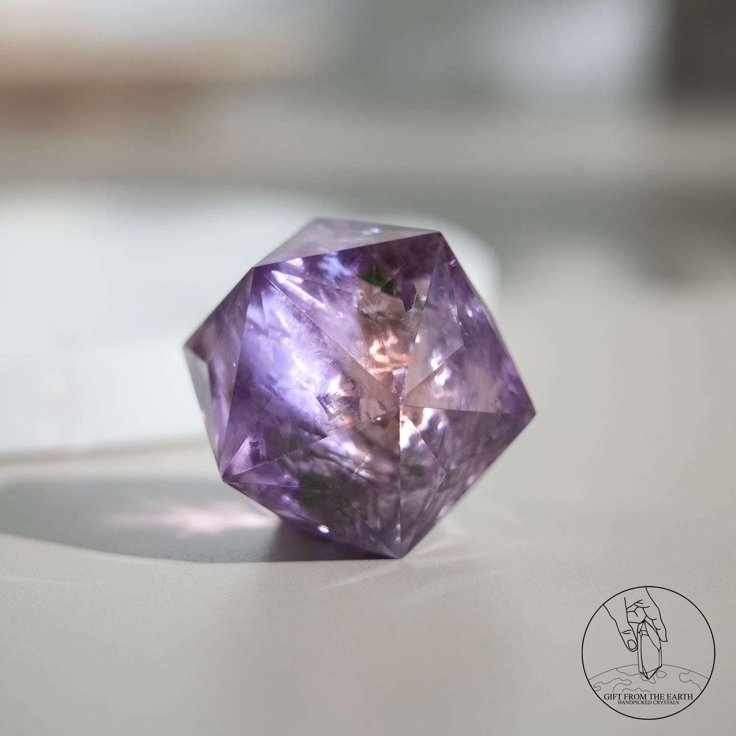 60-faceted amethyst