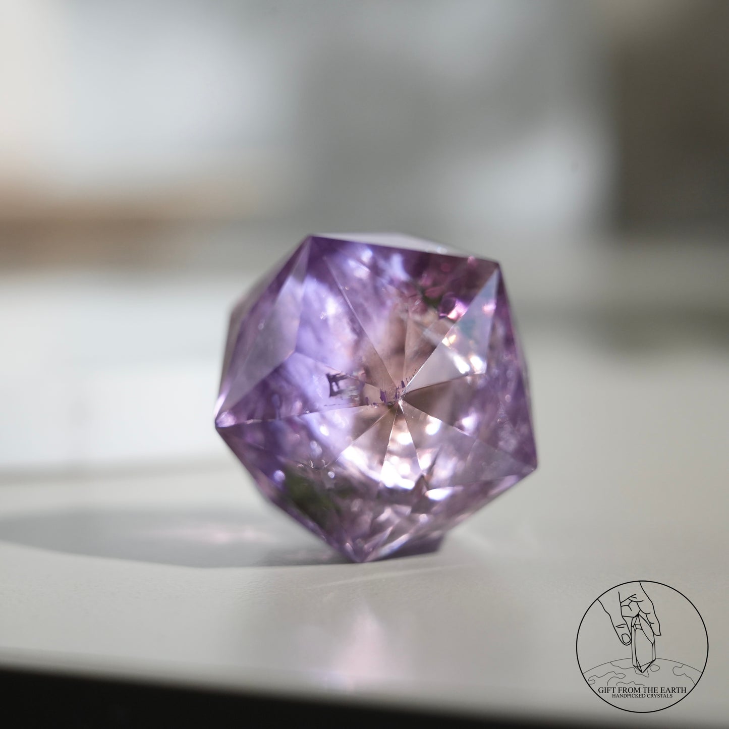 60-faceted amethyst