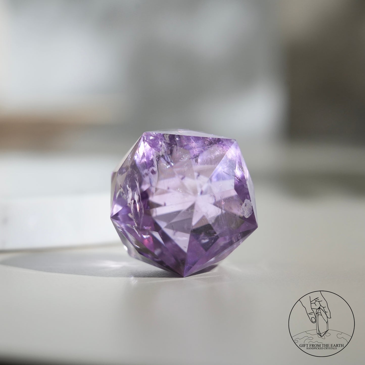 60-faceted amethyst