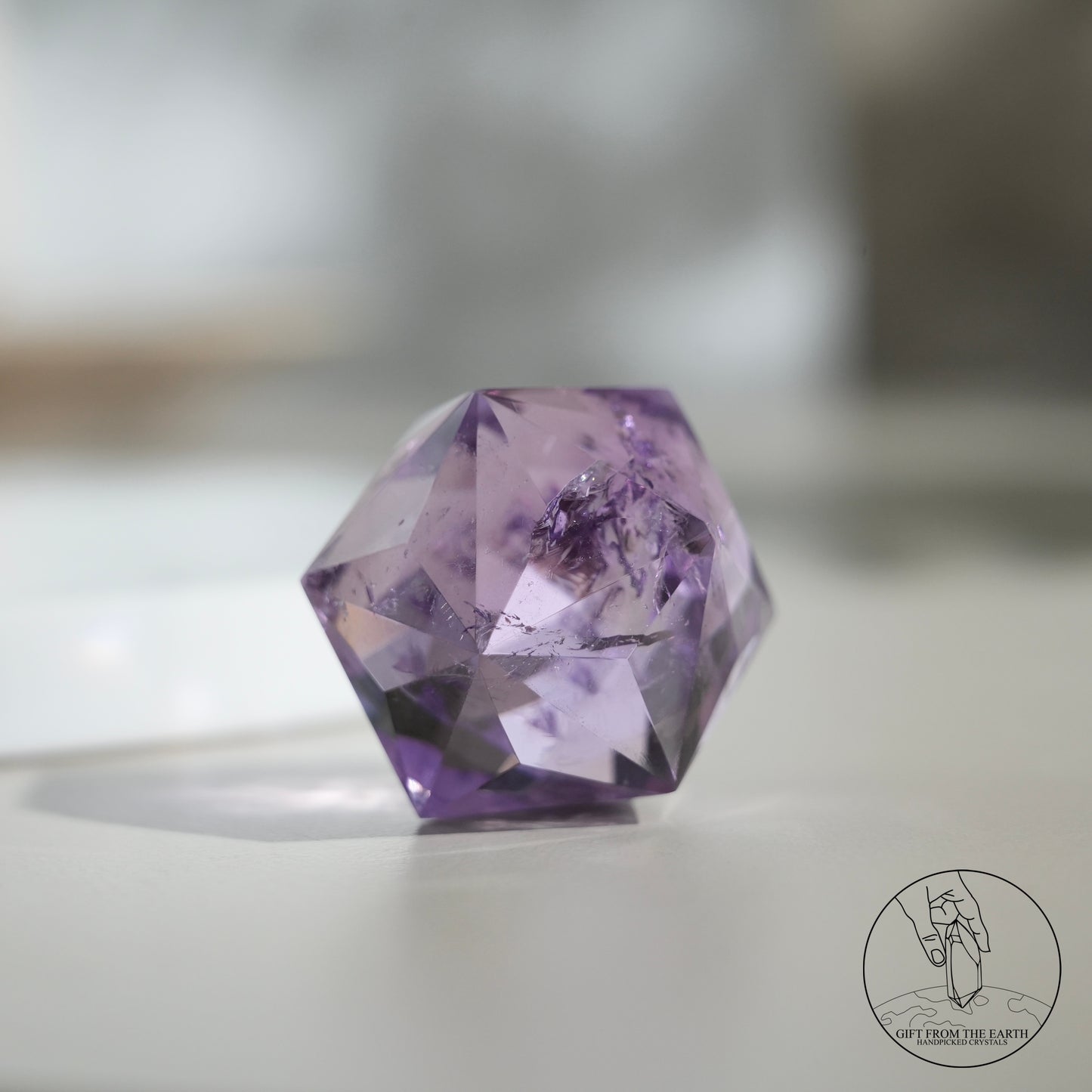 60-faceted amethyst