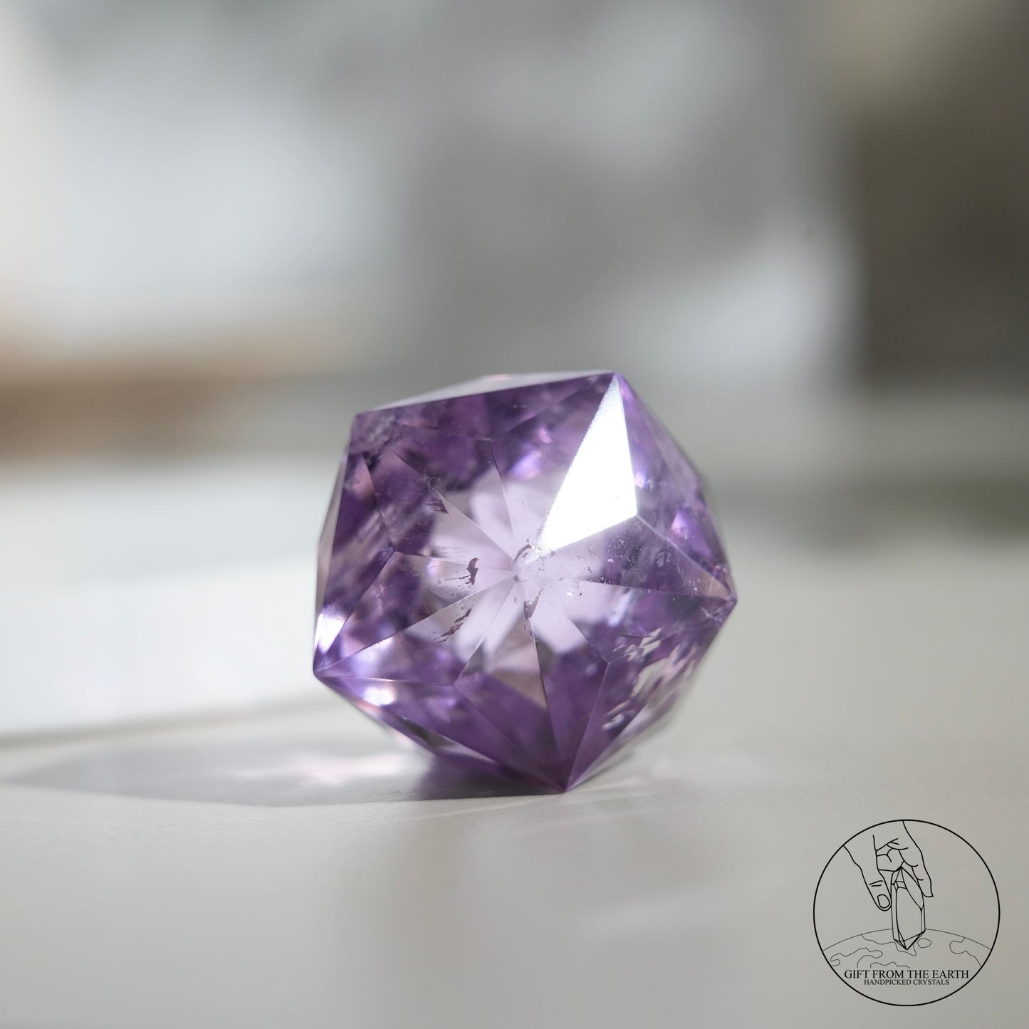 60-faceted amethyst