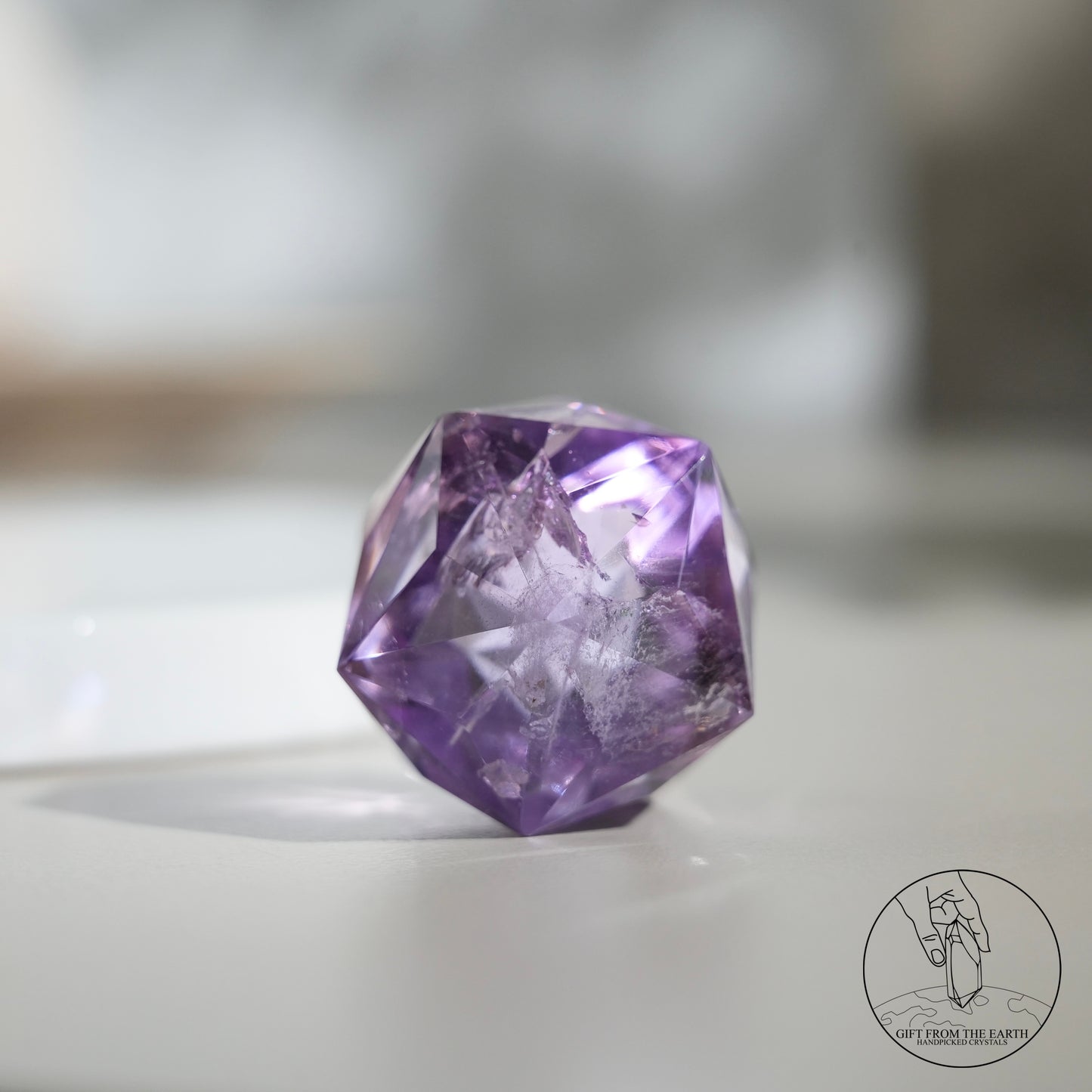 60-faceted amethyst