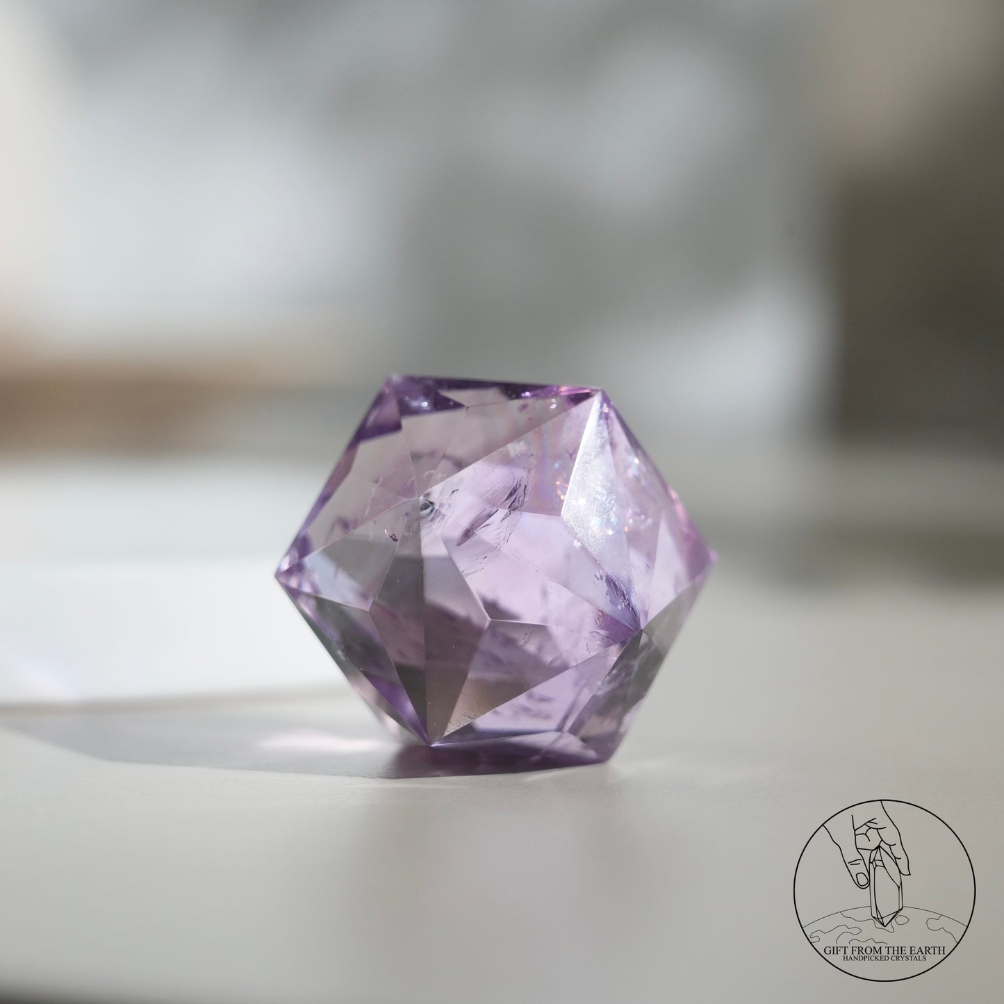 60-faceted amethyst