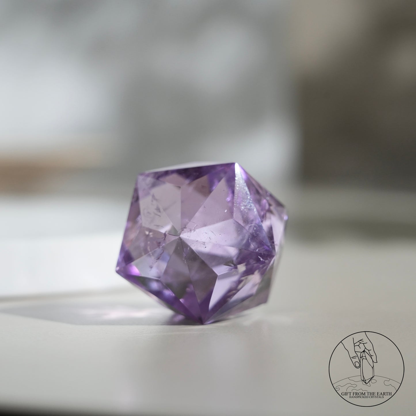 60-faceted amethyst