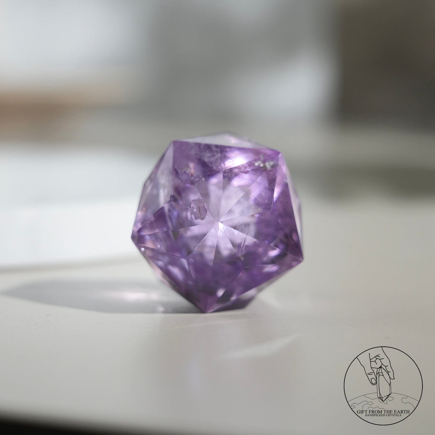 60-faceted amethyst