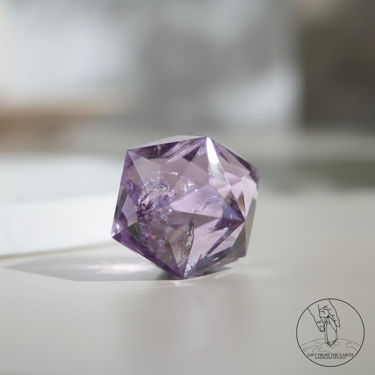 60-faceted amethyst