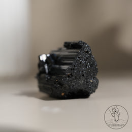 莫桑比克亮面黑碧璽原石
