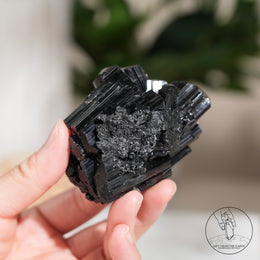 莫桑比克亮面黑碧璽原石