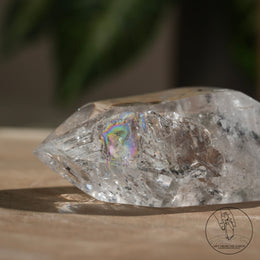 彩虹水膽流沙白水晶