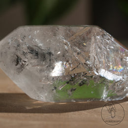 彩虹水膽流沙白水晶