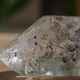 彩虹水膽流沙白水晶
