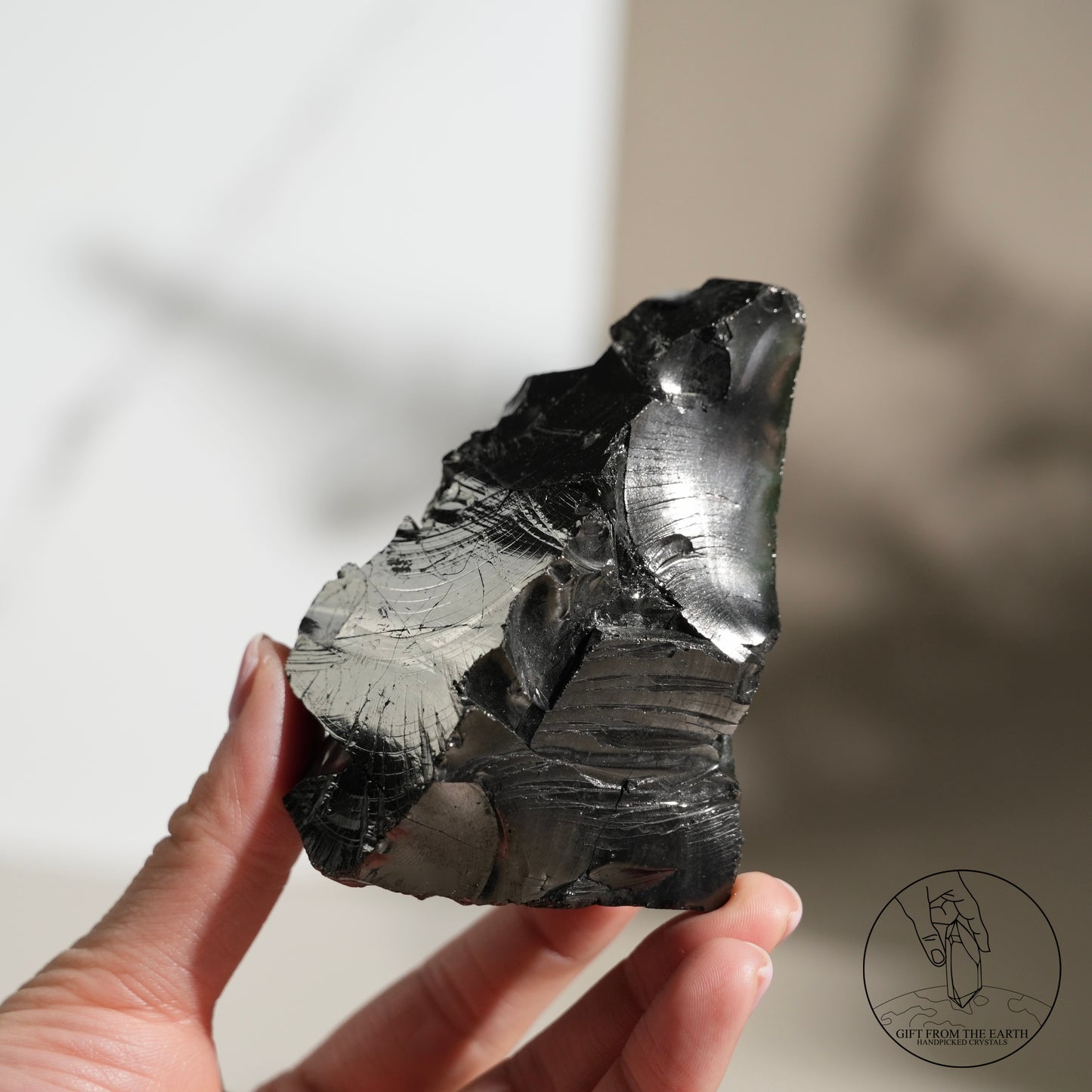 Colombian carbon-included quartz 