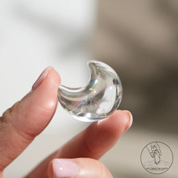 彩虹白水晶月亮