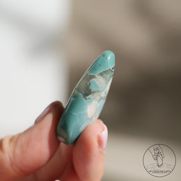 玉化綠櫻花瑪瑙水滴